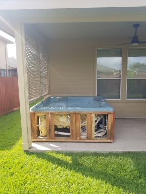 Before & After Hot Tub Removal in North Houston, TX (1)