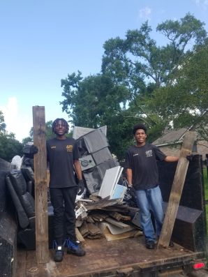 Junk Baby LLC, Welcomes New team members Jyden & Lil Johnnie they are part of the Junk Baby LLC teenager Summer job program! (1)